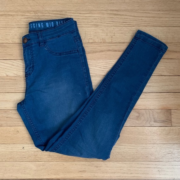 Cotton On blue jeggings mid rise size 6 - Picture 3 of 4